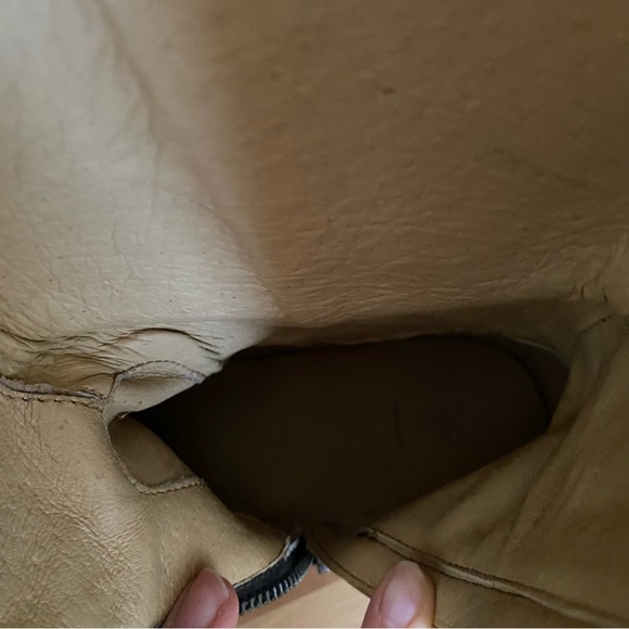 Frye Jayden Button Melissa Tall Black Leather High Riding Boots 6B Style 3475095 - Picture 11 of 15